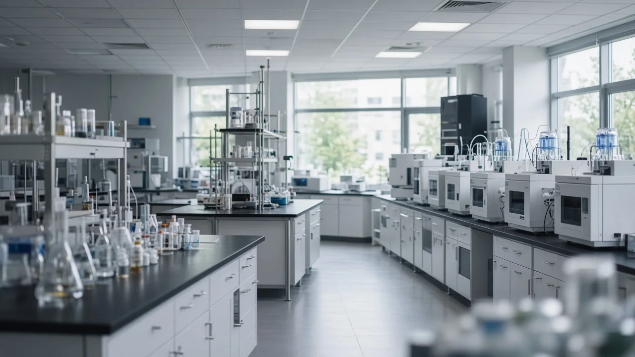 Laboratorio farmacéutico, imagen de contexto del caso Bagó